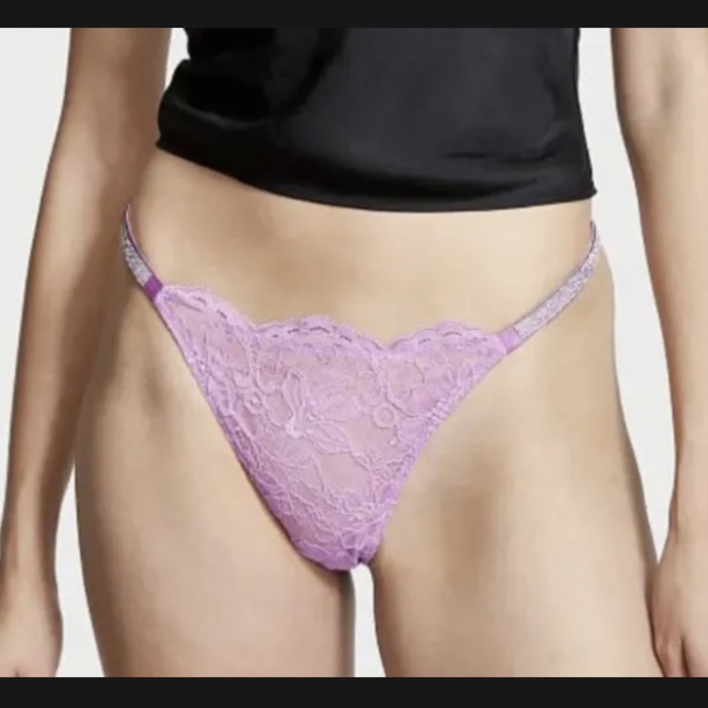Victoria’s Secret Bombshell Shine Strap Brazilian